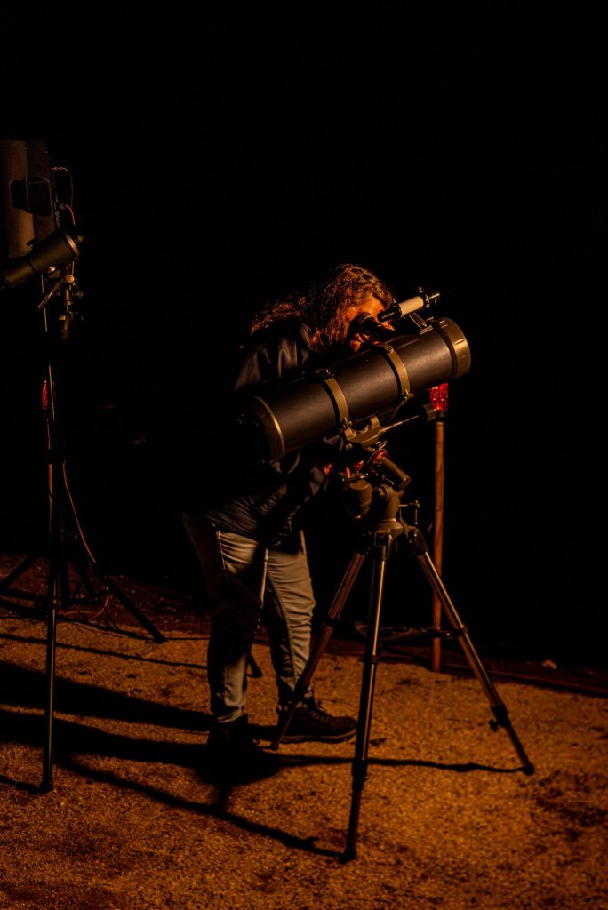 Observación astronómica guiada
