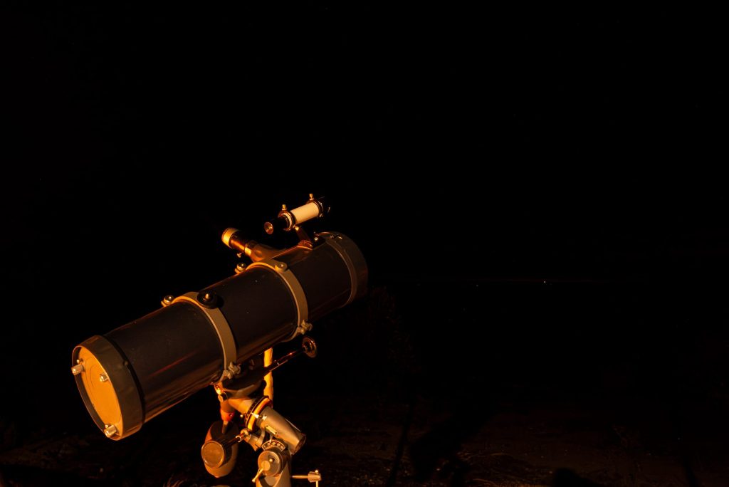 Telescopio listo para la observación